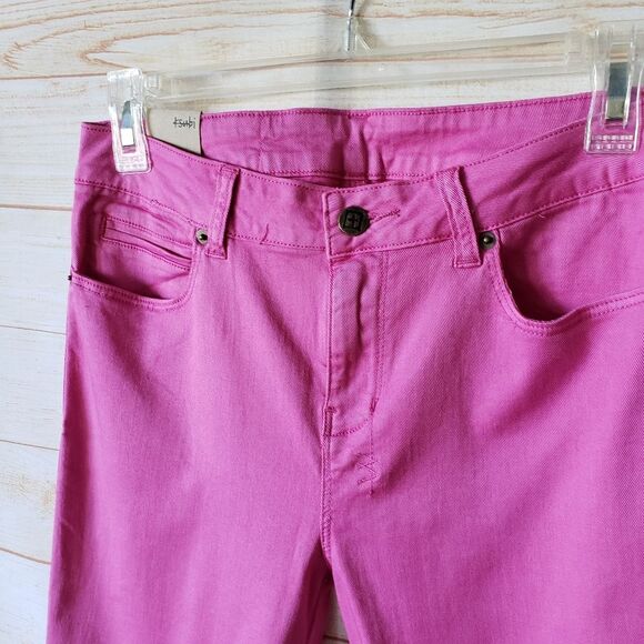 Ksubi Spray On Denim Skinny Jeans Pop Purple Hot Pink Zip Ankle Women's Size 29 - Picture 4 of 10